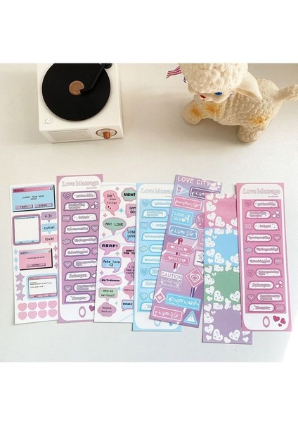 6 Adet Mınkys Yeni Varış 4 Adet 9 Adet Bir Set Kawaii Lazer Siyah Serisi Fotocardlar Dekoratif Çıkartmalar Dıy Karalama Defteri Çıkartmalar Konfeti (Yurt Dışından)