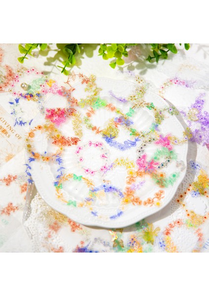 Bir Günlük 30 Adet/paket Pet Etiket Bronzlaşmaya Çiçek Bitki Dergisi Scrapbooking Dekorasyon Estetik Çıkartmalar Önemsiz Malzeme Kağıt (Yurt Dışından) modelleri