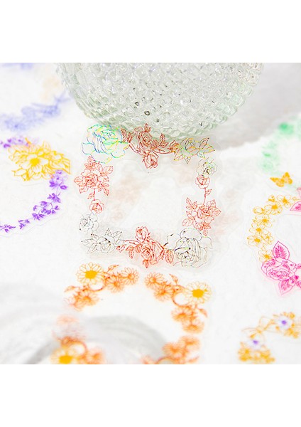 Bir Günlük 30 Adet/paket Pet Etiket Bronzlaşmaya Çiçek Bitki Dergisi Scrapbooking Dekorasyon Estetik Çıkartmalar Önemsiz Malzeme Kağıt (Yurt Dışından) fırsatları