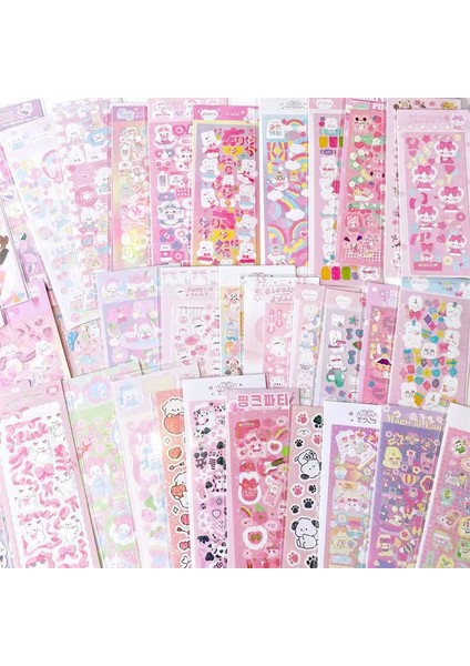 30 Adet 10 Adet/20 Adet/30 Adet Rastgele Etiket Paketi Lazer Dekoratif Kawaii Albümü Çıkartmalar Kore Kırtasiye Dıy Malzeme (Yurt Dışından) modelleri