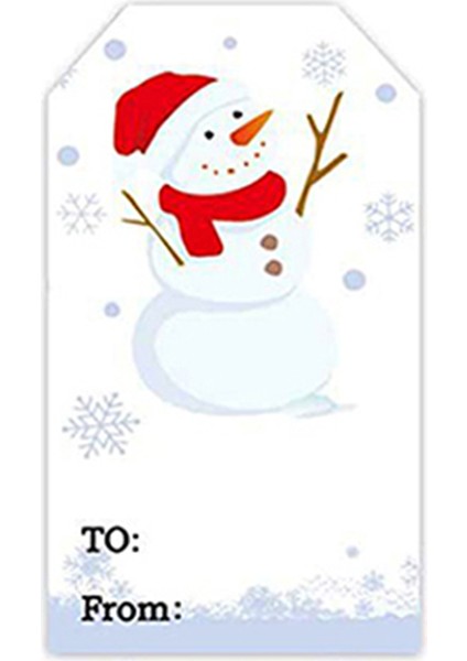 QY2182-100PCS 50-300 Adet Noel Hediyesi Çıkartmalar Etiketler Yapışkanlı Merry Christmas Etiketler 8 Tasarımlar Dikdörtgen Özel Şekil Noel Etiketleri (Yurt Dışından) fırsatları