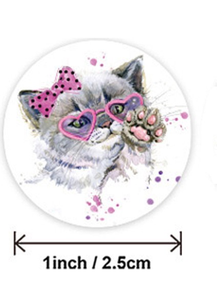 QY861-500PCS 100-500PCS Öğretmen Ödül Etiket Eğlenceli Motivasyon Kedi Köpek Etiket Okul Öğretmen Öğrenci Kırtasiye Çıkartmalar Çocuklar Için (Yurt Dışından) fırsatları