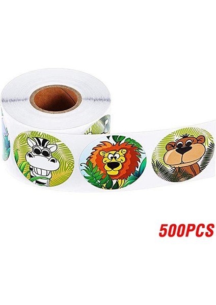 128-500 Adet 100-500 Adet Ispanyolca Ödül Çıkartmalar Teşvik Etiket Rulosu Çocuklar Için Motivasyon Çıkartmalar Sevimli Hayvanlar ile Öğrenciler Için (Yurt Dışından)