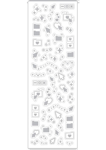 A(1)-1 Adet 1 Adet Yeni Sevimli Kawaii Deco Çıkartmalar Kore Çıkartmalar Fotocard Dekor Kpop Dekoratif Toploader Scrapbooking Çıkartmaları Y 2k Samll (Yurt Dışından)