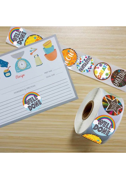 500 Adet Renk 5 100-500 Adet Sevimli Ödül Çıkartmalar Rulo Kelime Motivasyon Çıkartmaları Okul Öğretmen Çocuklar Için Öğrenci Kırtasiye Çıkartmalar Çocuklar (Yurt Dışından) modelleri