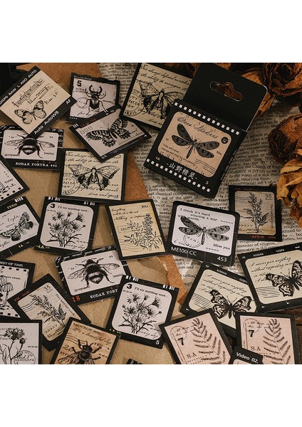P Journamm 44-46 Adet Vintage Çıkartmalar Sevimli Çiçek Yapışkan Dıy Scrapbooking Dekor Önemsiz Dergisi Kolaj Fotoğraf Albümü Etiket Kırtasiye (Yurt Dışından) fiyatları