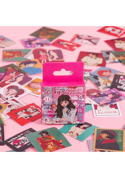 R 46 Adet/kutu Çıkartmalar Karikatür Kız Dekoratif Çıkartmalar Dıy Günlüğü Planlayıcısı Scrapbooking Fotoğraf Albümü Mühür Kırtasiye Okul Malzemeleri (Yurt Dışından) fiyatları