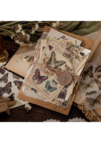 E 60 Adet/vintage Kırtasiye Çıkartmalar Estetik Önemsiz Günlük Kağıt Günlüğü Karalama Defteri Önemsiz Dergisi Aksesuarları Sanat Malzemeleri Etiket (Yurt Dışından) modelleri