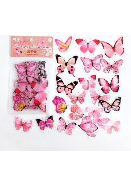 B-Butterfly 40 Adet Pet Sevimli Vintage Kelebek Çıkartmalar Estetik Paketi Dizüstü Önemsiz Dergisi Aksesuarları Önemsiz Dergisi Scrapbooking Tedarikçisi (Yurt Dışından)