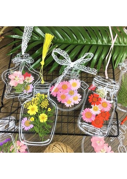 Kırmızı 20 Adet/paket Züccaciye Çıkartmalar Şeffaf Cam Konteyner Dekoratif Kırtasiye Günlük Albümü Scrapbooking Kolaj Malzemesi (Yurt Dışından) indirimleri