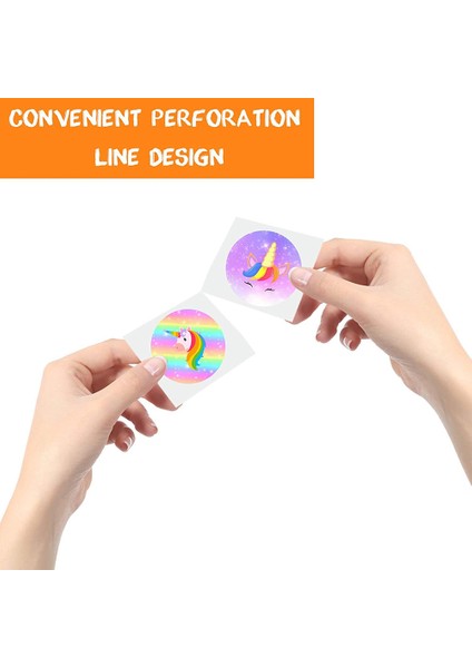 QY1611-100PCS 100-500PCS Sevimli Unicorn Ödül Çıkartmalar Çocuk Kız Hediye Karalama Defteri Dekorasyon Etiketi 1 Inç El Yapımı Dıy Karikatür Oyuncak Çıkartmalar (Yurt Dışından) modelleri