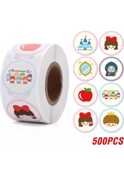 QY2302-500PCS 100-500PCS Çocuk Karikatür Çıkartmalar Bebek Çıkartmalar Anaokulu Ilham Küçük Kırmızı Çiçek Ödül Çıkartmalar Kırtasiye (Yurt Dışından)