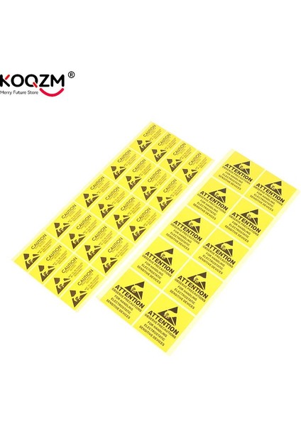 B 40 Adet Dikkat Dikkat Yapışkan Etiket Yapışkanlı Uyarı Etiketi Hatırlatma Esd Statik Hassas Cihaz Elektronik Bileşenler (Yurt Dışından) fiyatları