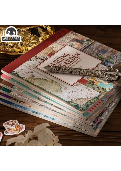 S18602-2 Bay Kağıt 6 Tarzı 25 Adet/kitap Vintage Karakter Washi Etiket Avrupa Prenses Bahçe El Hesabı Dekoratif Kırtasiye Etiket (Yurt Dışından)