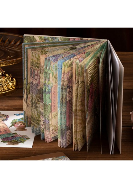 S18602-2 Bay Kağıt 6 Tarzı 25 Adet/kitap Vintage Karakter Washi Etiket Avrupa Prenses Bahçe El Hesabı Dekoratif Kırtasiye Etiket (Yurt Dışından)