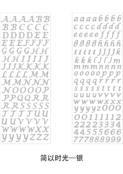 1-D Mohamm 2 Sayfa Numarası Harfler Alfabe Ekose Dekoratif Çıkartmalar Scrapbooking Fotoğraf Albümü Kart Yapımı Için Süt Günlüğü Dıy (Yurt Dışından) fiyatları