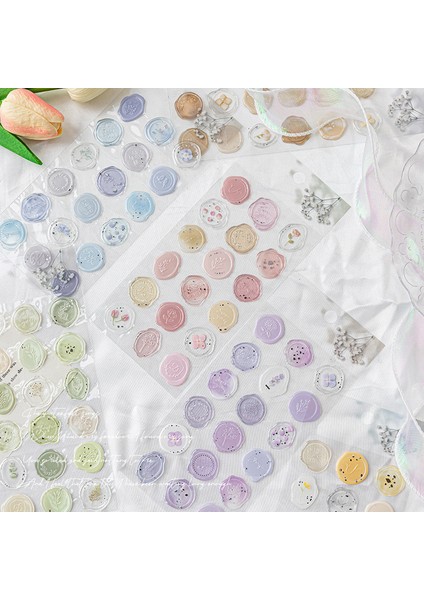 Kahverengi Şeker 18 Adet/torba Mum Mühürleri Damga Etiket Vintage Avrupa Tarzı Şeker Renkli Etiket Dıy Dekoratif Karalama Defteri Dergisi Öğrenci Kaynağı (Yurt Dışından) indirimleri