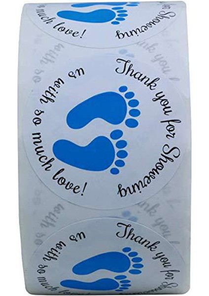 PINK-300PCS 100-500PCS Etiketleri Sevimli Çıkartmalar Mavi Pembe Ayak Işareti Çıkartmalar Mühür Etiketleri Öğretmen ve Öğrenci Ofis Etiket Kırtasiye (Yurt Dışından) modelleri