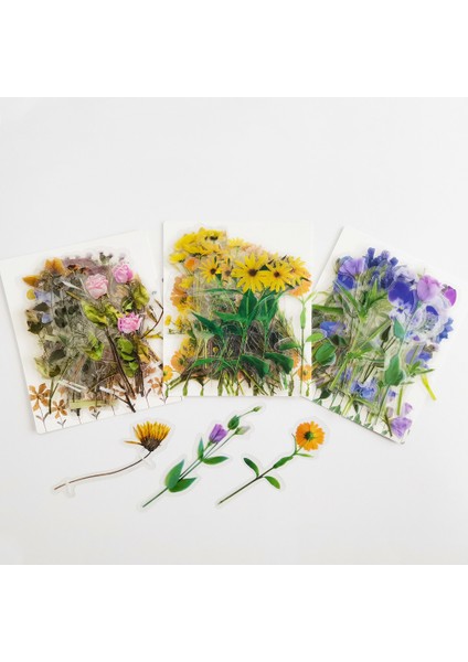 Pembe 40 Adet Çiçek Çıkartmalar Dizüstü Bilgisayarlar Için Kelebek Kırtasiye Çıkartmalar Dıy Günlüğü Bullet Dergisi Dekorasyon Çıkartması Albümü Scrapbooking (Yurt Dışından)
