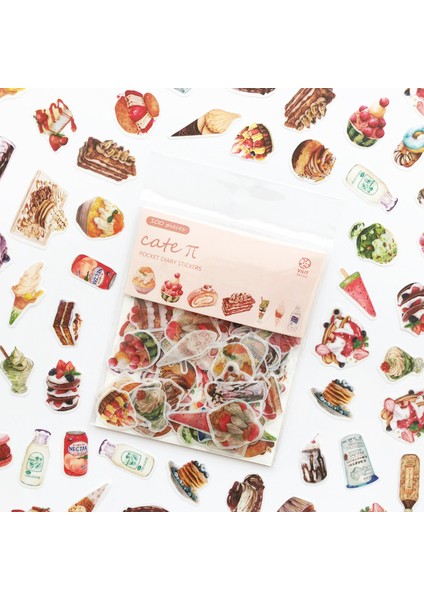 Lezzetli Gıda 100 Adet/paket Sevimli Anime Çıkartma Seti Scrapbooking Çıkartmaları Çocuk Dergisi Kendin Yap Çıkartmalar El Sanatları Popüler Deco Kırtasiye Çıkartmalar (Yurt Dışından)