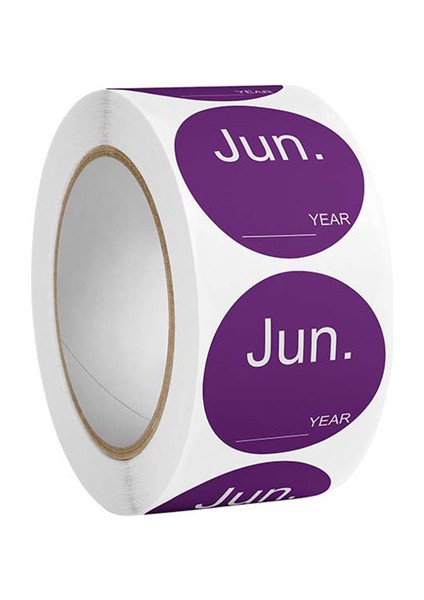 Haziran 500 Adet/rulo Yuvarlak Tarih Ay Yıl Etiket Etiketleri Dıy Yaratıcı Ofis Yapışkan Notlar Planlayıcısı Dizüstü Endeksi Kırtasiye Çıkartmalar (Yurt Dışından)