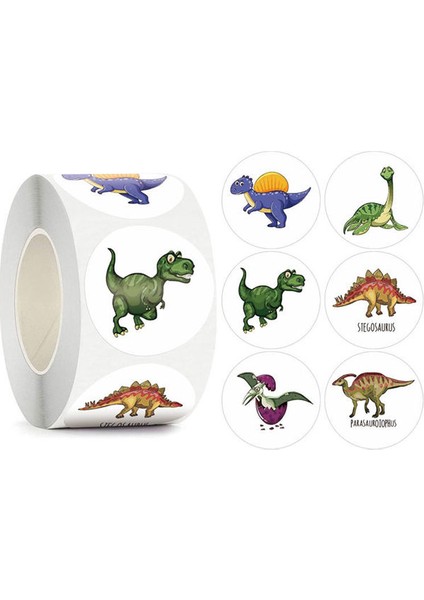 W114 500 Adet Çocuk Karikatür Çıkartmalar Küçük Dinozor Desen Çocuklar Kırtasiye Malzemeleri Okul Öğretmen Malzemeleri Ödül Çıkartmalar (Yurt Dışından)