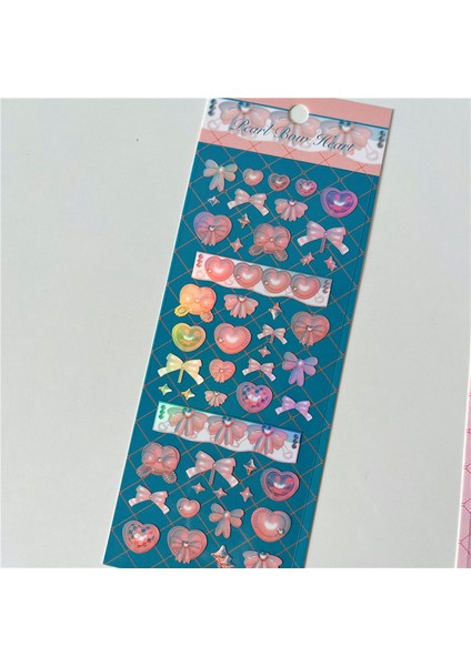 1 Adet 06 1 Adet Sevimli Renk Degrade Kalp Yay Etiket Dıy Scrapbooking Mutlu Planlama Fotoğraf Albümü Deco Çıkartmalar Sevimli Kore Kırtasiye Hediye (Yurt Dışından) fırsatları