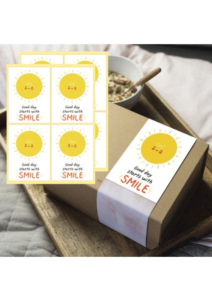 QY1358-24PCS 24-48PCS Sevimli Mini Gıda Ambalaj Çıkartmaları Karikatür Güneş Avokado Sandviç Dekorasyon Etiketi Kırtasiye Çıkartmalar (Yurt Dışından) fırsatları