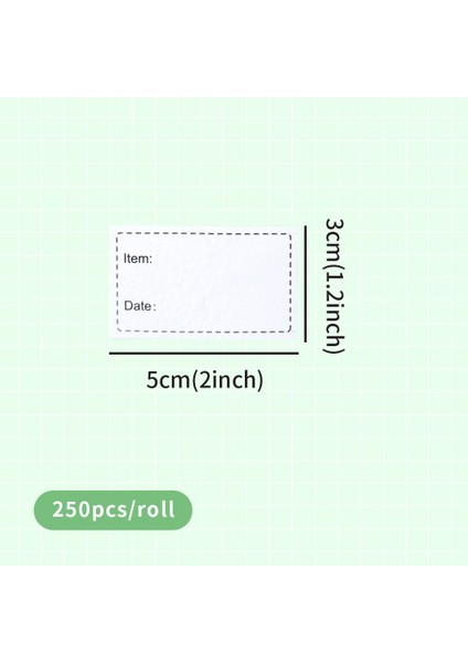 K-131 300 Adet/rulo Kendinden Yapışkanlı Dondurucu Buzdolabı Gıda Depolama Kağıt Etiket Etiketleri Beyaz Tarih Çıkartmaları Ev Depolama Etiketleri (Yurt Dışından) modelleri