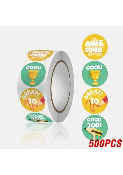 QY2398-500PCS 100-500PCS Ödül Çıkartmalar Motivasyon Çıkartmaları Çocuklar Için Okul Ödül Öğrencileri Öğretmenler Sevimli Hayvanlar Çıkartmalar Etiketleri (Yurt Dışından)