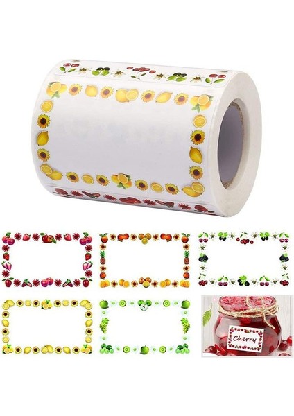 QY2228-1ROLL 300 Adet/rulo Mutfak Sınıflandırma Etiket Çıkartmaları Buzdolabı Gıda Saklama Tarihi Etiketleri Konteyner Çanta Kavanoz Ambalaj Işaretleme (Yurt Dışından)