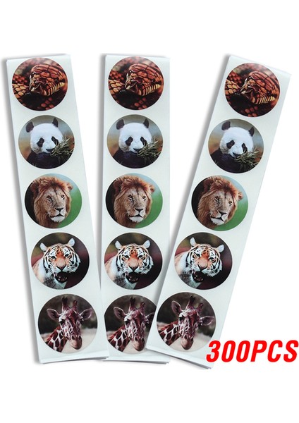 QY592-300 Adet 100-500 Adet Teşvik Etiket Ödül Çıkartmalar Rulo Çocuklar Için Motivasyon Çıkartmalar Sevimli Hayvanlar ile Öğrenciler Öğretmenler Için (Yurt Dışından)