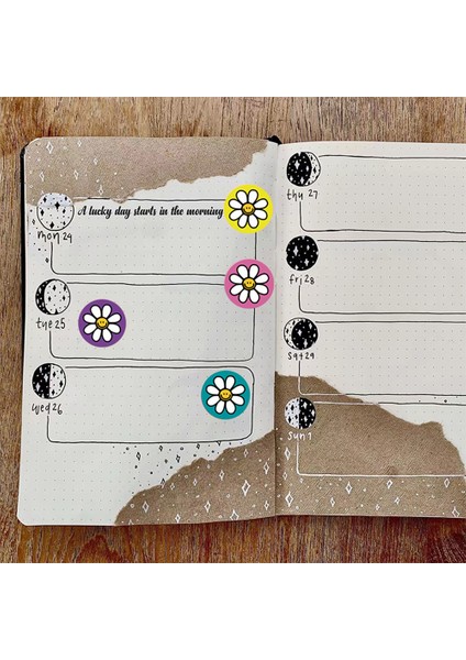 QY1926-50PCS 50-500PCS Çiçekler Etiket 1 Inç Kağıt Etiketleri Yuvarlak Ödül Scrapbooking Çıkartmaları Düğün Parti Dekor Zarf Mühürler Çıkartmalar (Yurt Dışından)