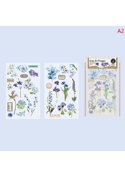 A2 1 Takım Vintage Ovmak Transferler Bitki Çıkartmalar Çiçek Dekorasyon Çıkartması El Sanatları Için Kumaş Günlük Kaydı Süt Scrapbooking Planlamacılar (Yurt Dışından)