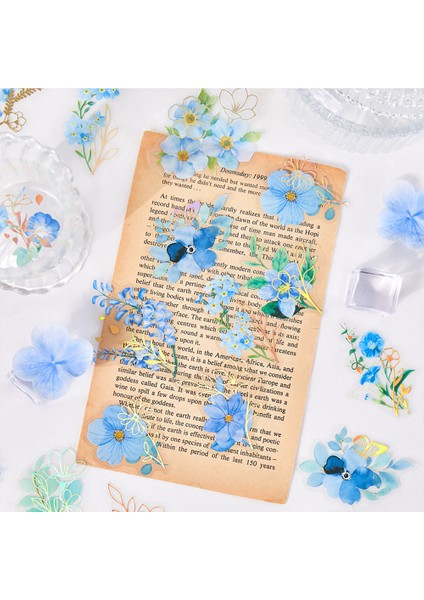 S15065 Mr.paper 6 Stilleri 40 Adet/torba Estetik Çiçek Çıkartmalar Paketi Taze Bitki El Hesabı Dıy Malzeme Dekoratif Kırtasiye Çıkartmalar (Yurt Dışından) fırsatları