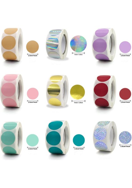 500 Pcs Tarzı 15 100/500 Adet Yuvarlak Lazer Altın Parlak Etiketler Dekor Sticker Renk Kodu Nokta Etiketleri Sarı, Siyah Paket Sızdırmazlık Karalama Defteri Çıkartmaları (Yurt Dışından) fiyatları