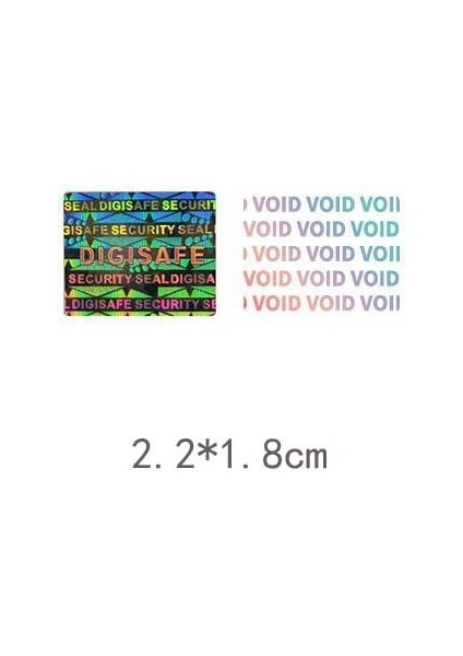 2.2x1.8 cm Çıkartmalar Orijinal Orijinal Hologram Çıkartma Etiketi Çıkarılırsa Garanti Geçersiz Kurcalamaya Karşı Korumalı Sahte Hologram Güvenlik Sızdırmazlık Etiketleri (Yurt Dışından)