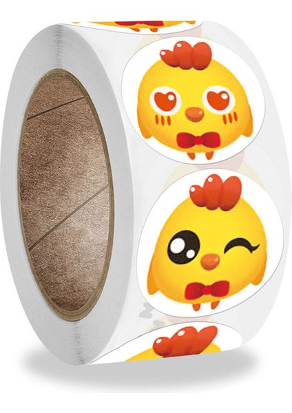 QY776-300 Adet 50-500 Adet Sevimli Civciv Hayvan Ifade Mini Kağıt Etiket Dekorasyon Diy Albümü Günlüğü Scrapbooking Etiket Etiket Kawaii Kırtasiye (Yurt Dışından)