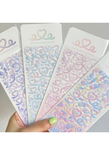 B(2)-1 Adet 1 Adet Yeni Sevimli Kawaii Deco Çıkartmalar Kore Çıkartmaları Fotocard Dekor Kpop Dekoratif Toploader Scrapbooking Çıkartmaları Y 2k Samll (Yurt Dışından)