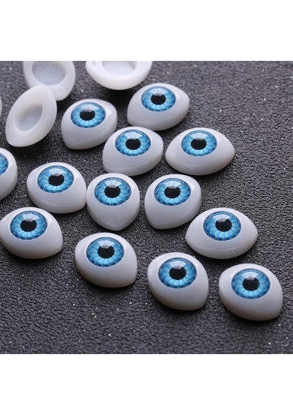 10X13MMBLUE 20 Adet 10/11/16MM Komik Dinozor Bebek Güvenlik Gözler Dıy Zanaat Plastik Hareketli Gözler Kukla Yapımı Hayvan Oyuncaklar Aksesuarları Kız Hediye (Yurt Dışından)