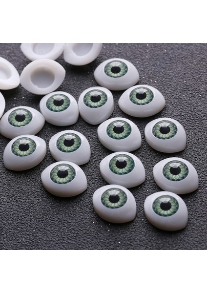 10X13MMBLUE 20 Adet 10/11/16MM Komik Dinozor Bebek Güvenlik Gözler Dıy Zanaat Plastik Hareketli Gözler Kukla Yapımı Hayvan Oyuncaklar Aksesuarları Kız Hediye (Yurt Dışından)
