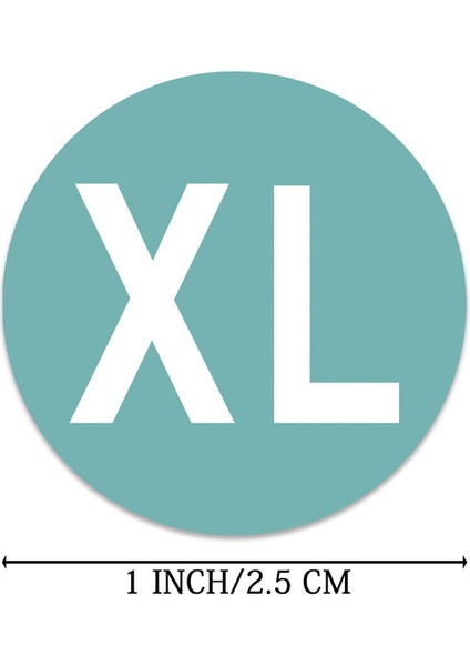 300 Adet 100-500 Adet 1 Boyut 2.5cm Boyut Işaretleyici Yapışkan Yapışkan Etiket Giyim Boyutu Xs S M L Xl Xxl Xxxl Etiket Etiket (Yurt Dışından)