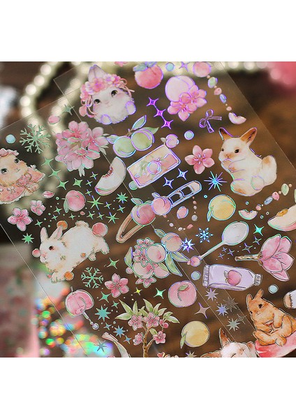 DN1543-A 3 Sayfa Kawaii Hayvan Pet Çıkartmalar Sevimli Shiba Inu Tavşan Kedi Ayı Kolaj Estetik Dekor Dizüstü Scrapbooking Sketchbook Günlüğü (Yurt Dışından) fiyatları