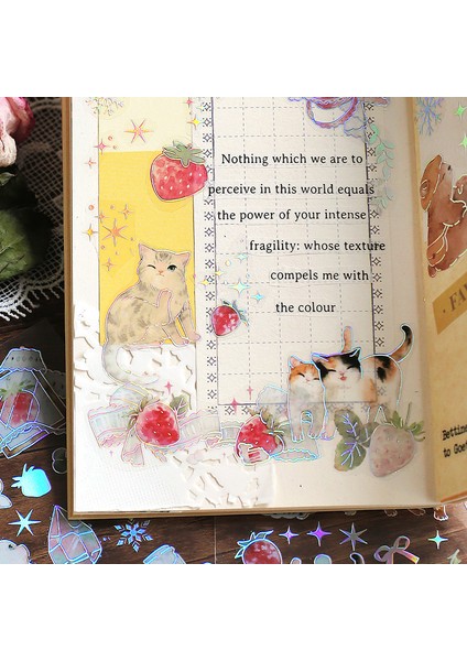 DN1543-A 3 Sayfa Kawaii Hayvan Pet Çıkartmalar Sevimli Shiba Inu Tavşan Kedi Ayı Kolaj Estetik Dekor Dizüstü Scrapbooking Sketchbook Günlüğü (Yurt Dışından) fırsatları