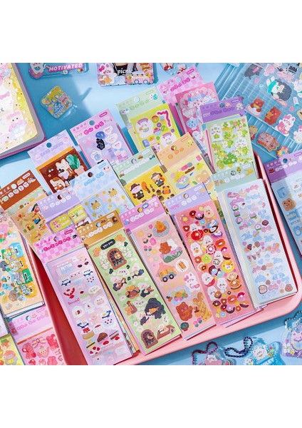 Bahar Pikniği-10 Adet 10 Adet Kawaii Toploader Deco Çıkartmaları - Çeşitli Sevimli Karikatür Kore Tarzı - Her Satın Almada Rastgele Bir Gizli Hediye Alın! (Yurt Dışından)