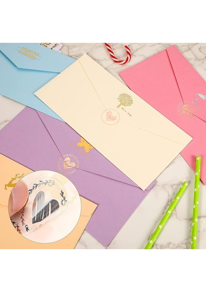 Kalp Çıkartmalar Gül 32MM Kalp Zarf Mühürler Temizle Bronzlaştırıcı Kalp Çıkartmalar Parti Favor Düğün Davetiyesi Için Yuvarlak Sızdırmazlık Etiket 200 Adet (Yurt Dışından) fırsatları