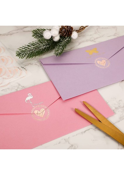 Kalp Çıkartmalar Gül 32MM Kalp Zarf Mühürler Temizle Bronzlaştırıcı Kalp Çıkartmalar Parti Favor Düğün Davetiyesi Için Yuvarlak Sızdırmazlık Etiket 200 Adet (Yurt Dışından) indirimleri