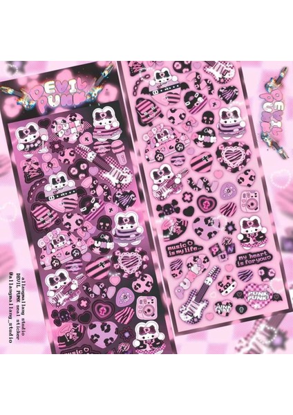 C Kore Ins Sevimli Karikatür Lazer Etiket Dıy Scrapbooking Sopa Noel Hediyesi Idol Kart Dekoratif Sticker Kawaii Kırtasiye (Yurt Dışından) fırsatları