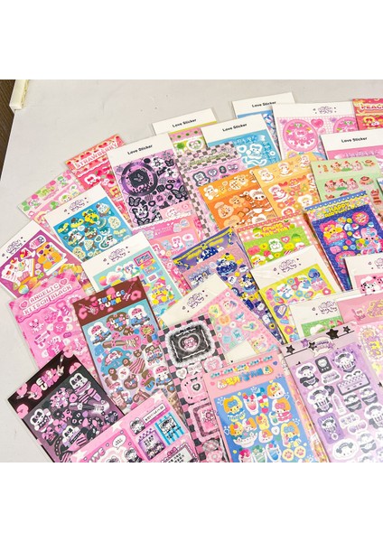 6 Adet Set F Sharkbang Bobo Tüm Tam Set Karalama Defteri Çıkartmaları Kore Dekor Günlük Albümü Kitap Kırtasiye Kawaii Etiket Tedarikçileri Için Etiket (Yurt Dışından) fiyatları