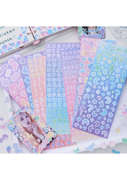 B 30 Sayfa Mohamm 30 Sayfa Glitter Renkli Sevimli Kabarcık Çıkartmalar Dıy Kart Fotoğrafları Scrapbooking Malzemesi Dekorasyon Kolaj (Yurt Dışından) fırsatları